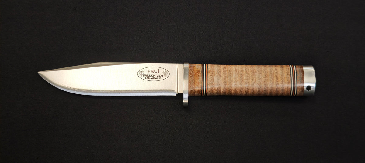 Fällkniven NL4L Frej – couteau fixe en VG7 laminé