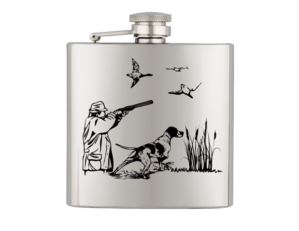 Flasque Inox Albainox 40122GR295 – 170 ml pour Chasse et Outdoor