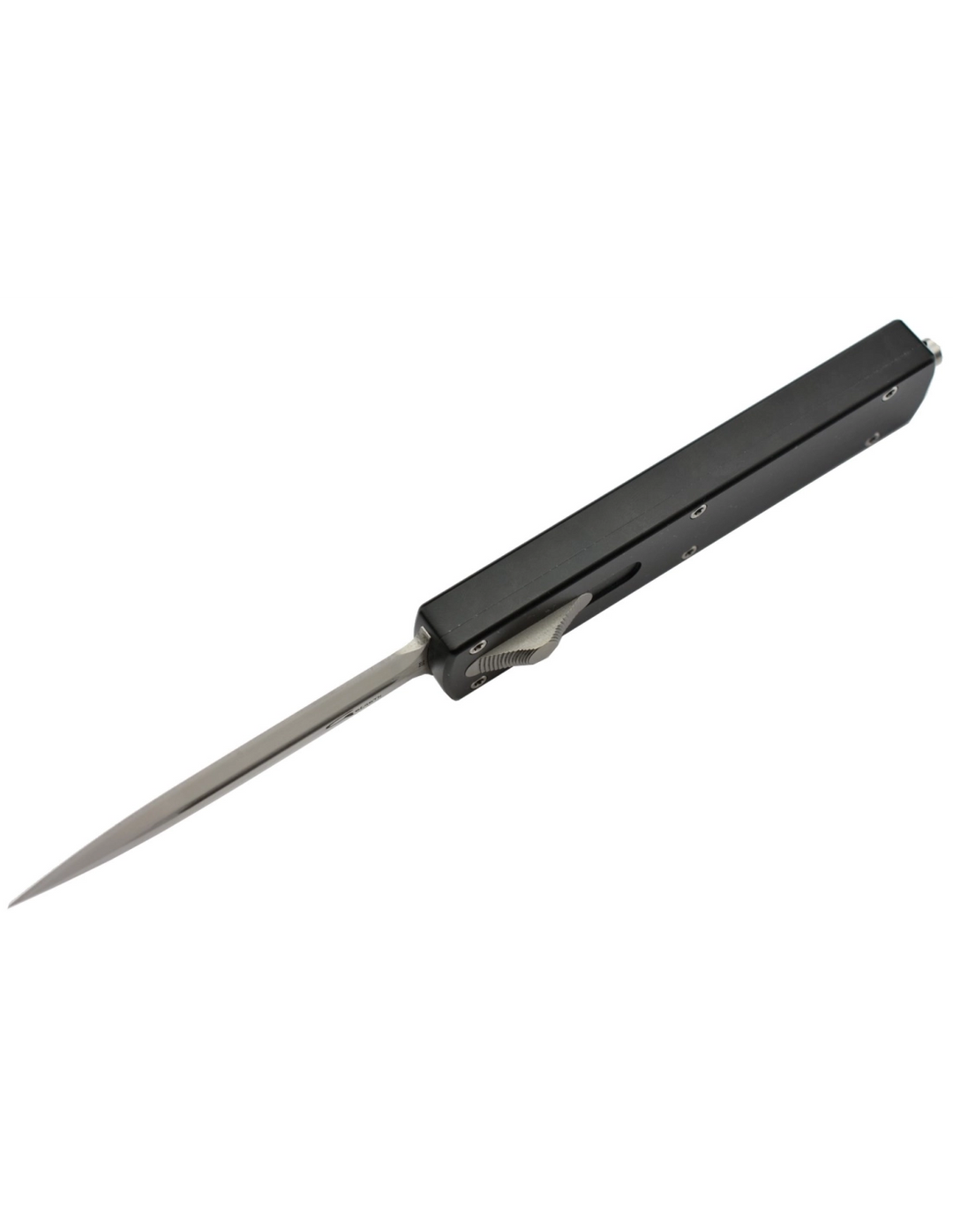 Golgoth G12DT Messer mit zweischneidiger Stahlklinge, Griff aus D2-Aluminium