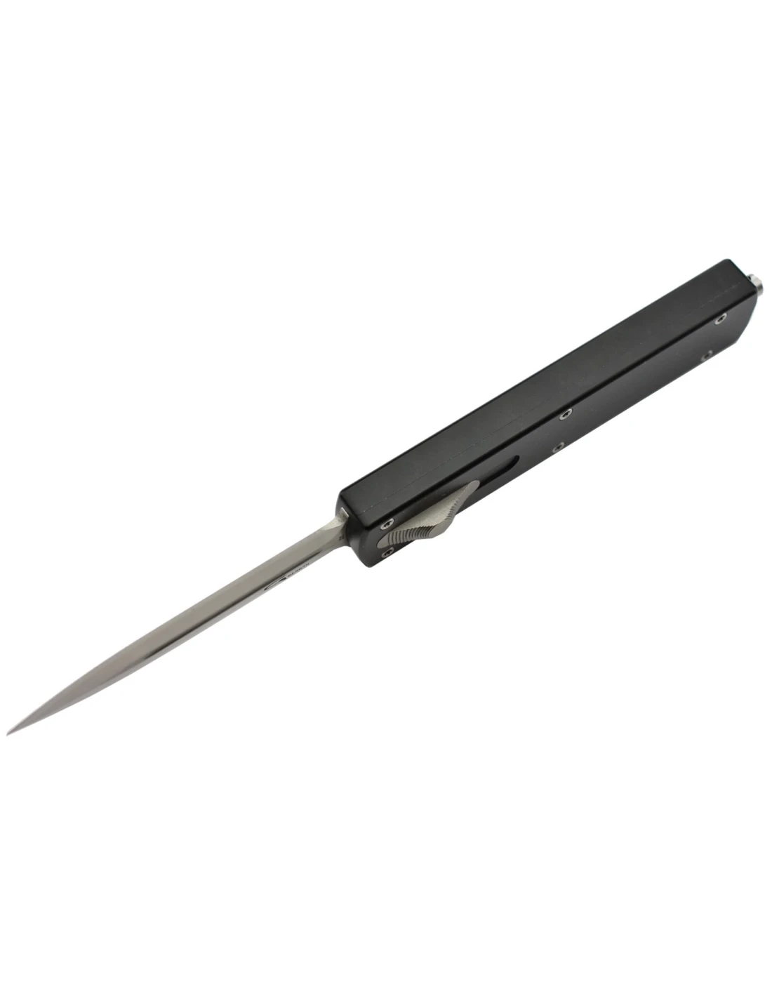 Golgoth G12DT Couteau lame double tranchant acier D2 manche aluminium - Coutellerie Marcin
