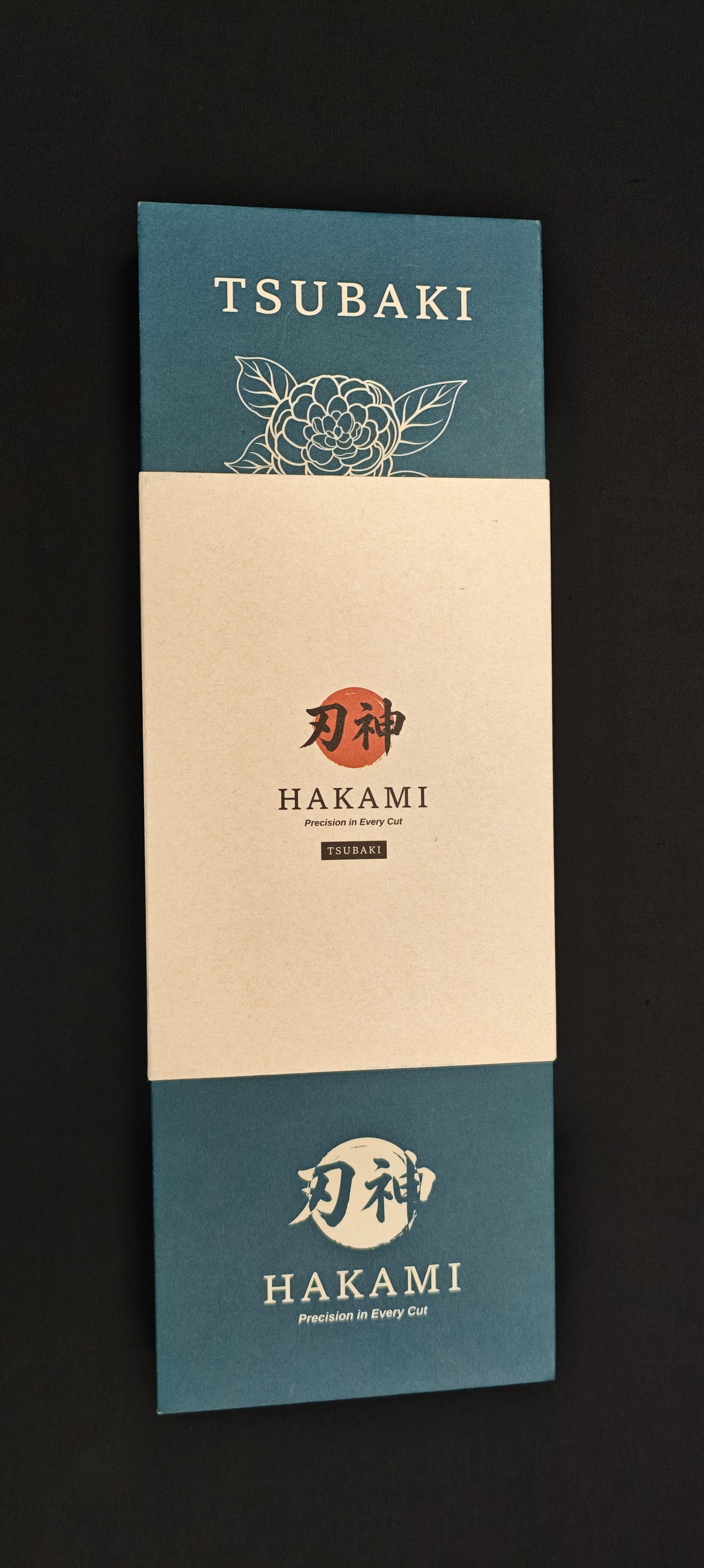 Manche en bois d’olivier naturel du set Hakami HATSU14.