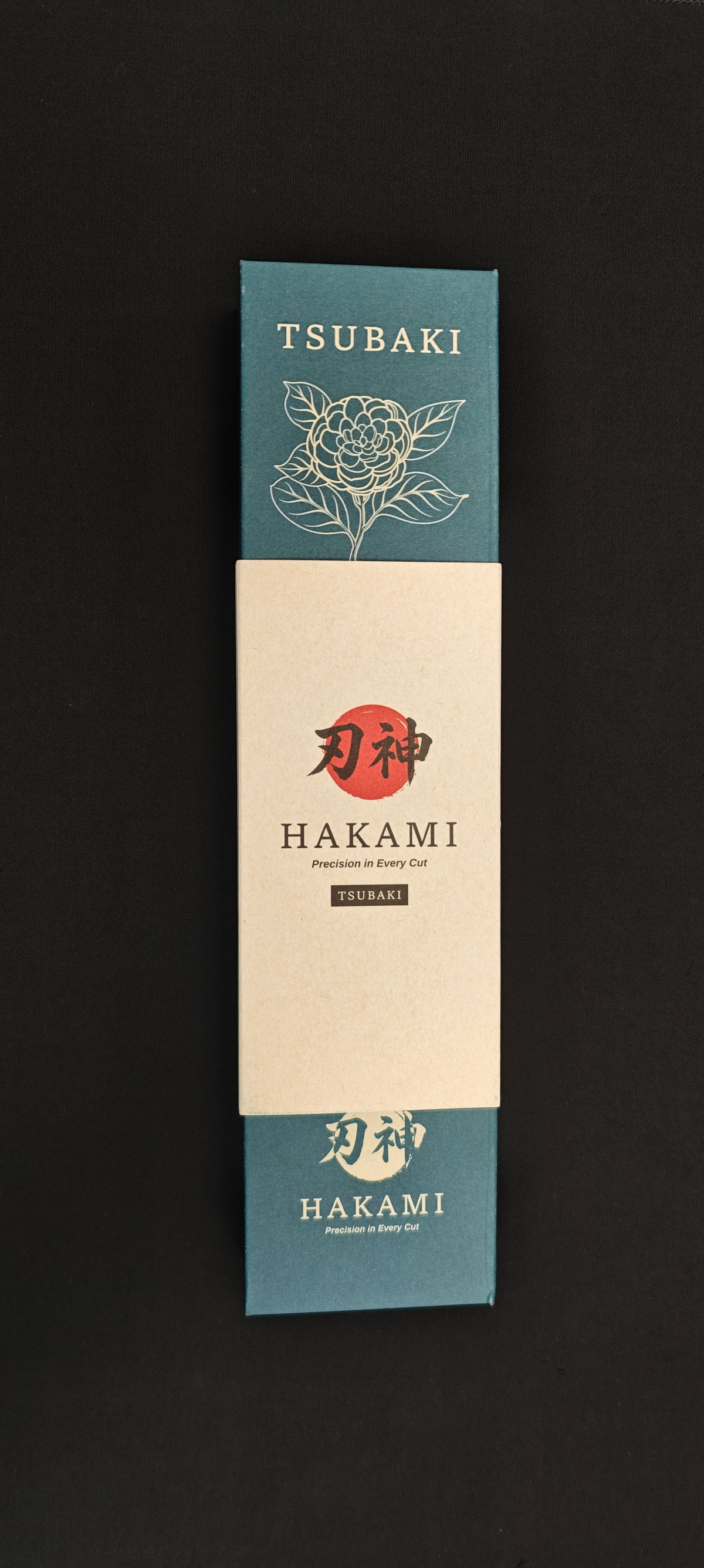 Manche en bois d’olivier du couteau Hakami HATSU1.