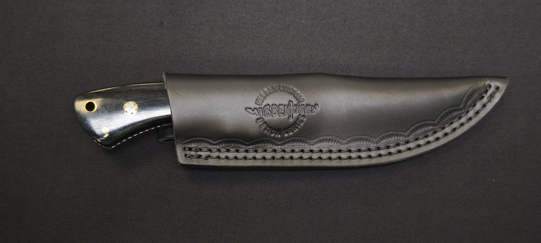 Couteau fixe United Cutlery manche bois pakka noir étui