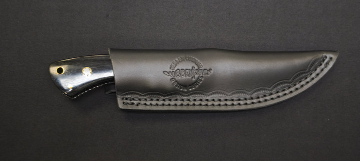 Couteau fixe United Cutlery manche bois pakka noir étui