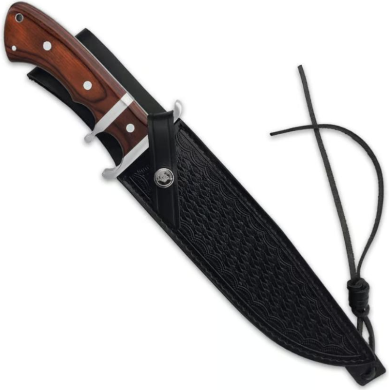 Couteau Hibben GH5111 – Sub‑Hilt Fighter avec étui en cuir