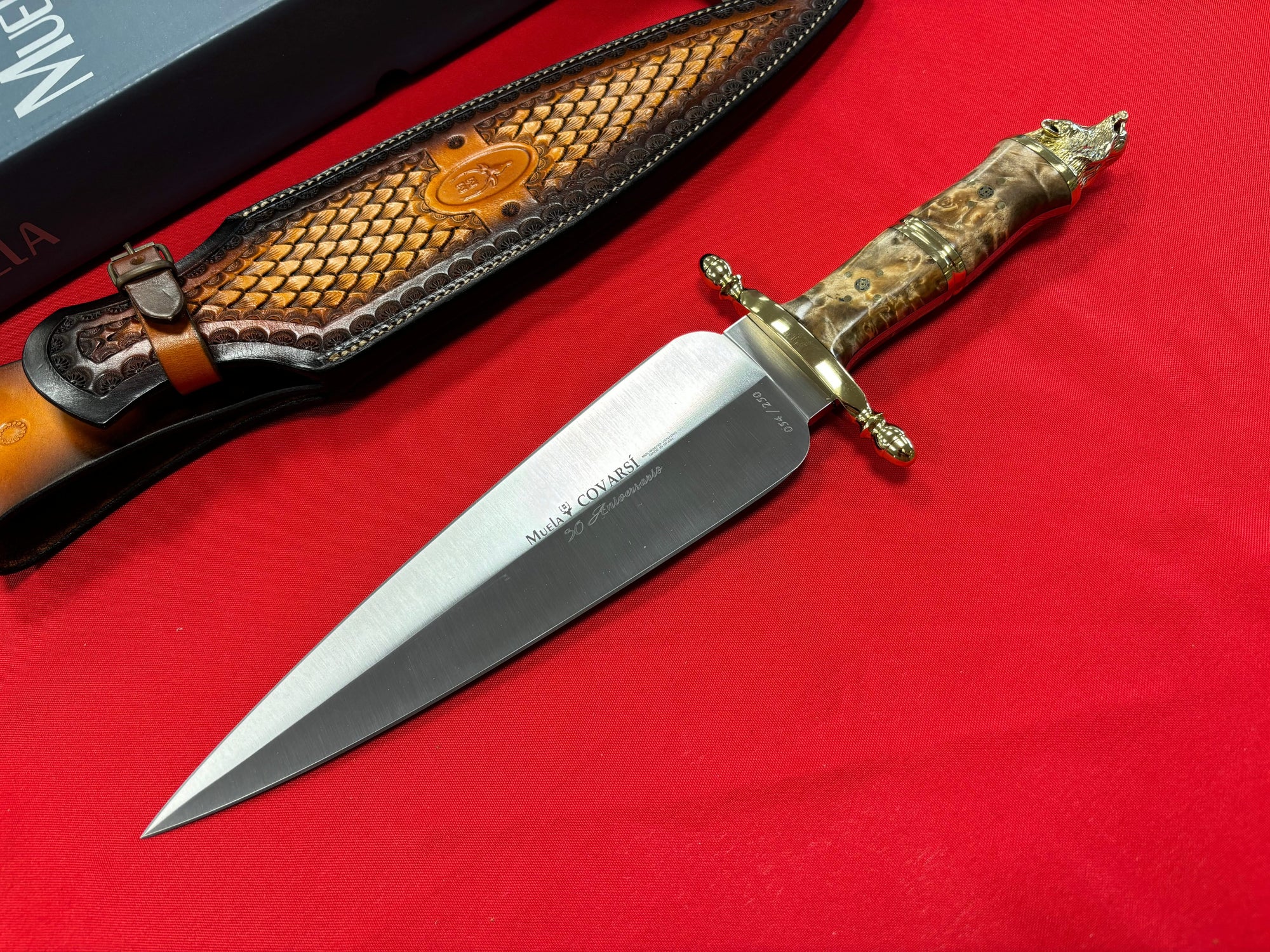 Muela Covarsi-C.TH Couteau de finition, édition limitée, 30e anniversaire. - Coutellerie Marcin