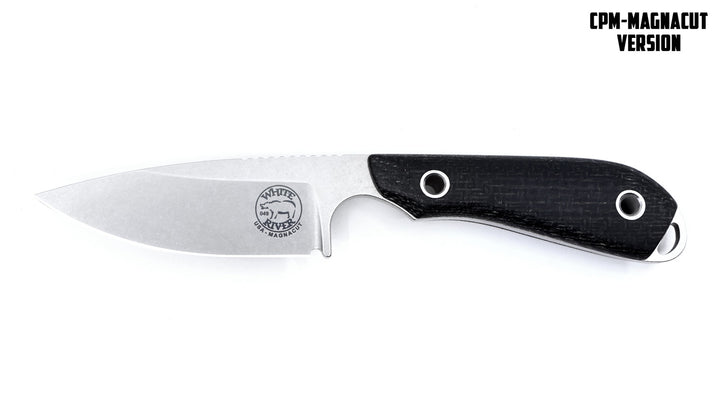 White River M1 Pro, schwarzes Micarta, Magnacut