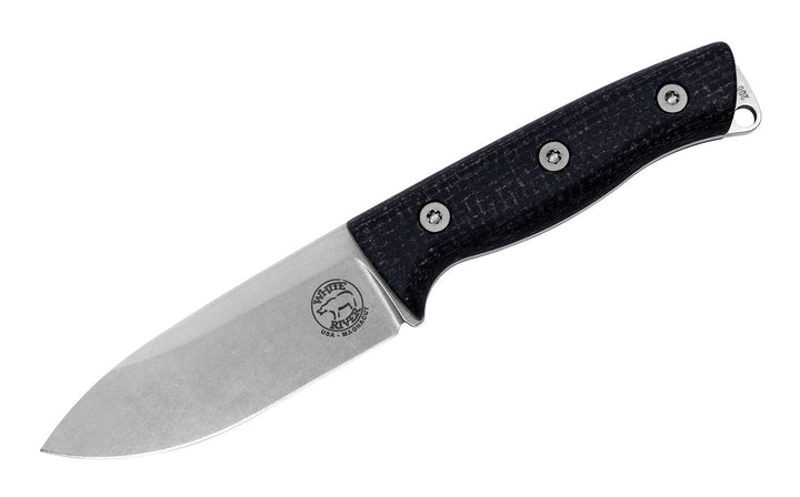 White River WRUR35-BBL Couteau fixe Ursus Cub Black Micarta Magnacut