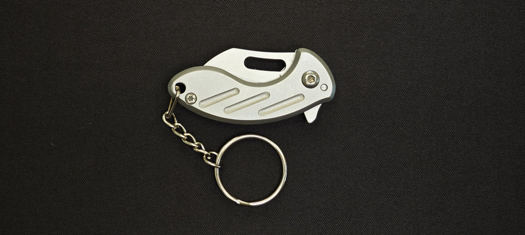 Vue ouverte du mini couteau JKR0856.