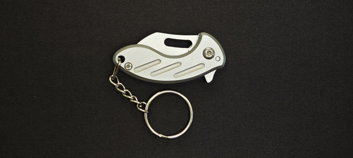 Vue ouverte du mini couteau JKR0856.