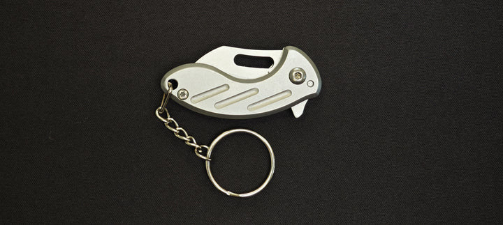 Vue ouverte du mini couteau JKR0856.