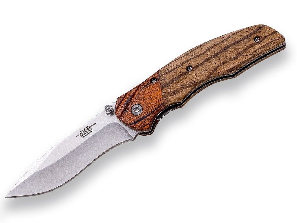 JKR 0647 Pakka wood folding pocket knife