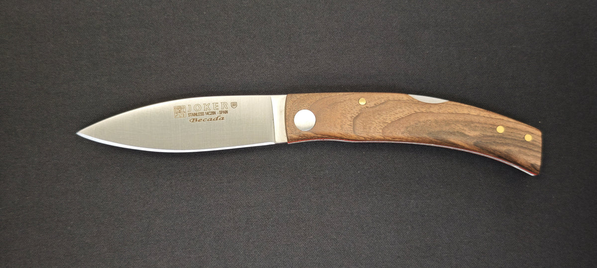 Couteau pliant Joker Becada NN-153 avec manche en bois de manguier.