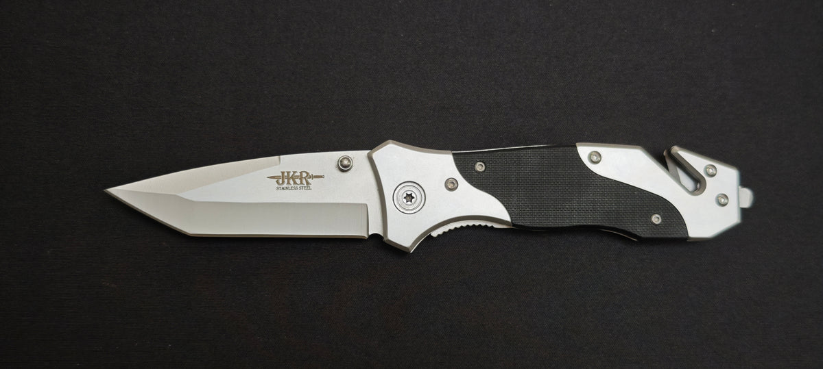 Couteau de secours Joker JKR0333 avec lame tanto en acier inoxydable.