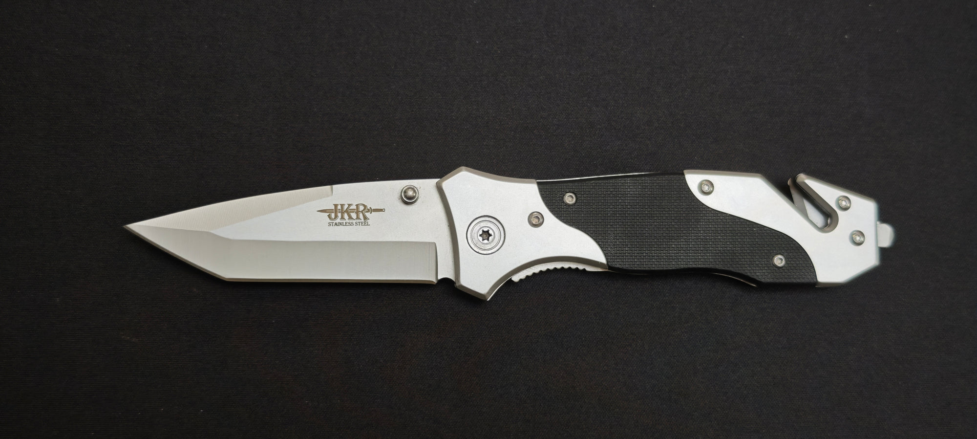Couteau de secours Joker JKR0333 avec lame tanto en acier inoxydable.