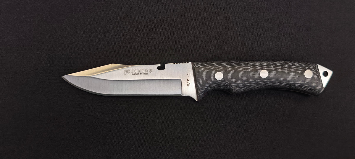 Joker RAK-I avec lame Drop Point en acier 440.