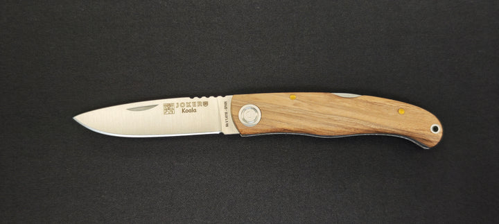 Couteau pliant Joker Koala NN-149 avec manche en bois de noyer.
