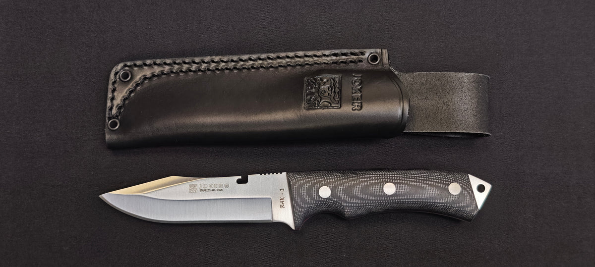 Couteau fixe Joker RAK-I JKRAK1 avec lame de 11,5 cm.