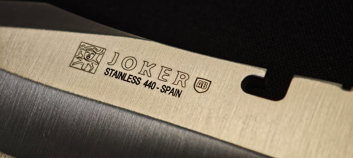 Lame satinée de 115 mm du couteau Joker RAK-I.