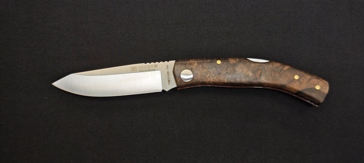 Couteau pliant Joker Ranchera NN-154 avec manche en bois de noyer