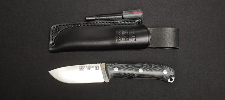 Couteau Joker Ursus CM116P avec lame Böhler N695 et manche Canvas Micarta.