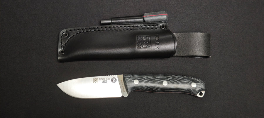 Couteau Joker Ursus CM116P avec lame Böhler N695 et manche Canvas Micarta.