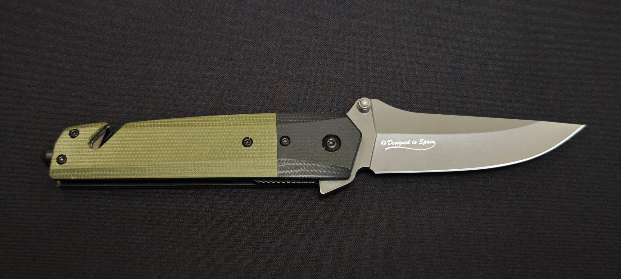 K25 Couteau pliant 25244 micarta army lame 8,7 cm