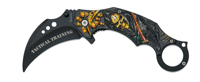 Couteau Karambit d’Entraînement 3D – Réplique Sécurisée pour Arts Martiaux et Self‑Defense