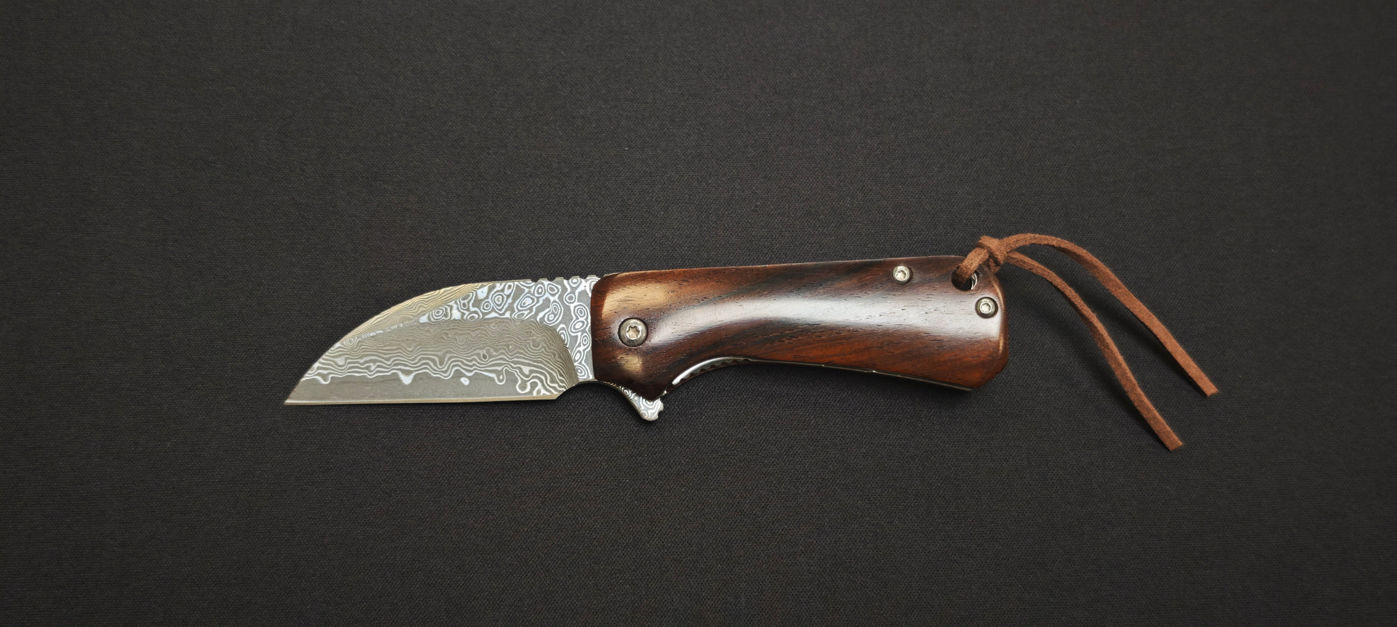 Couteau pliant Klaken Knives J355-Dot-Red-Sandwood