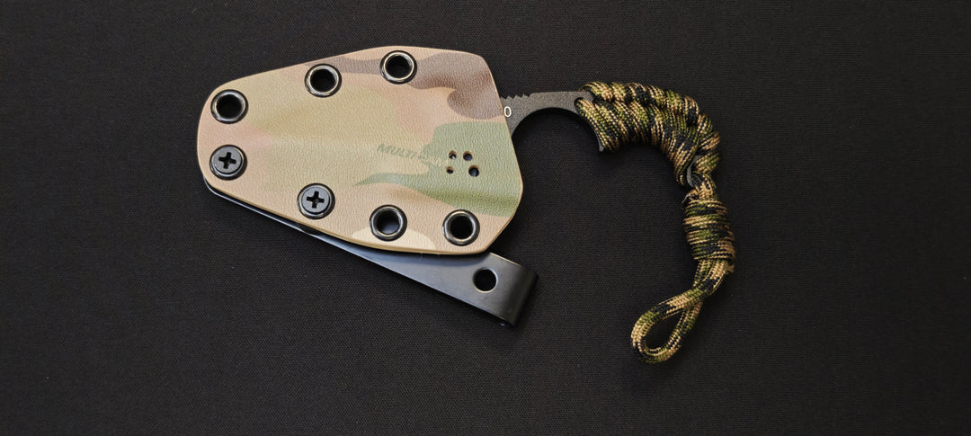 Wildsteer KRILL — couteau fixe 11,5 cm, lame 5 cm, acier 14C28N - Edition 20ème anniversaire - Série 21/40