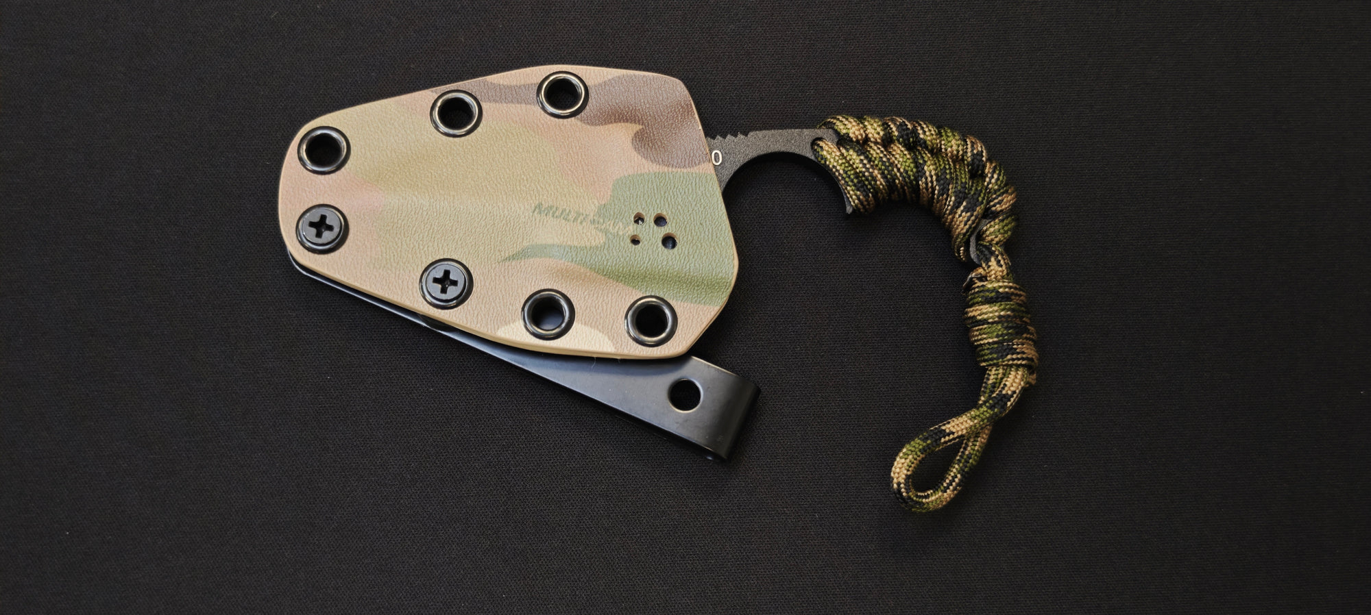 Wildsteer KRILL — couteau fixe 11,5 cm, lame 5 cm, acier 14C28N - Edition 20ème anniversaire - Série 21/40