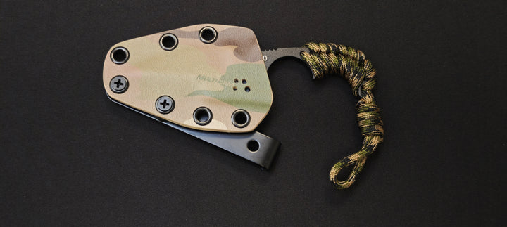 Wildsteer KRILL — couteau fixe 11,5 cm, lame 5 cm, acier 14C28N - Edition 20ème anniversaire - Série 21/40