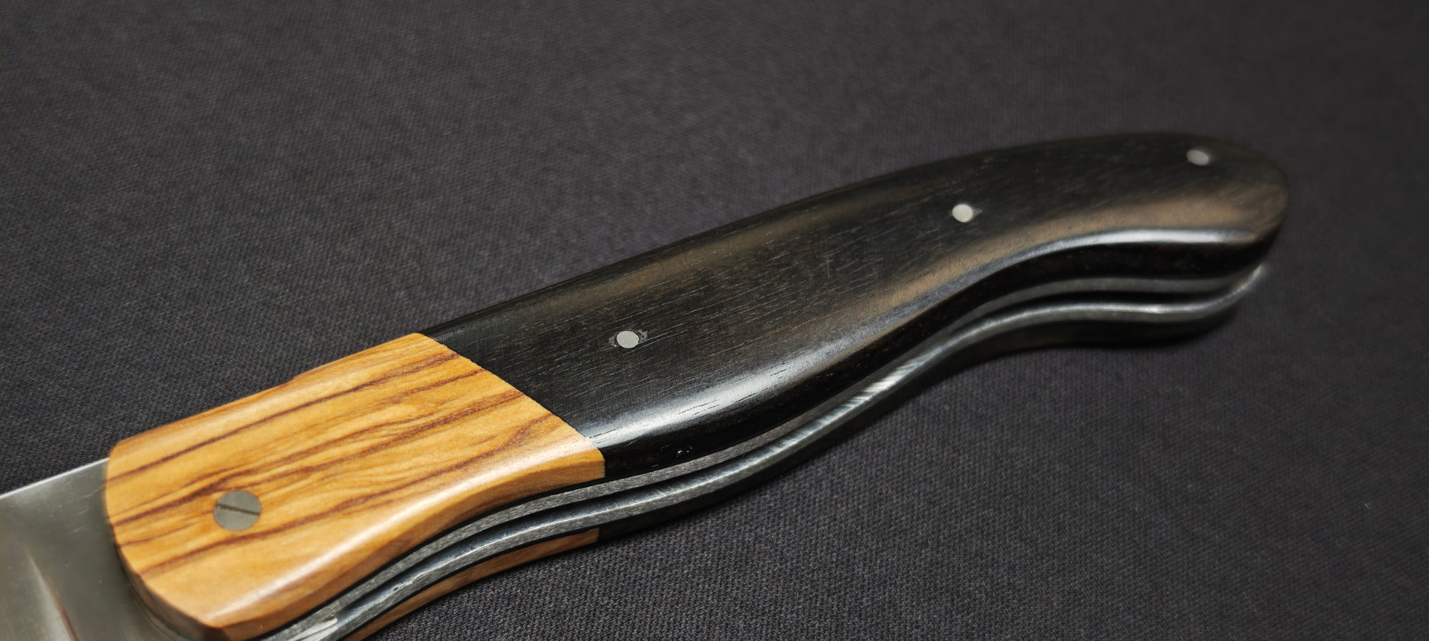 Couteau de chasse artisanal français Le Fidèle fabriqué à la main