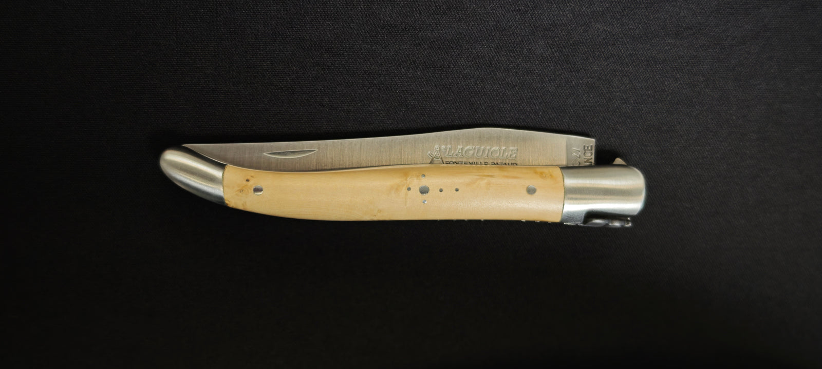 Couteau pliant Laguiole Nature Classique manche buis 22 cm Fontenille Pataud