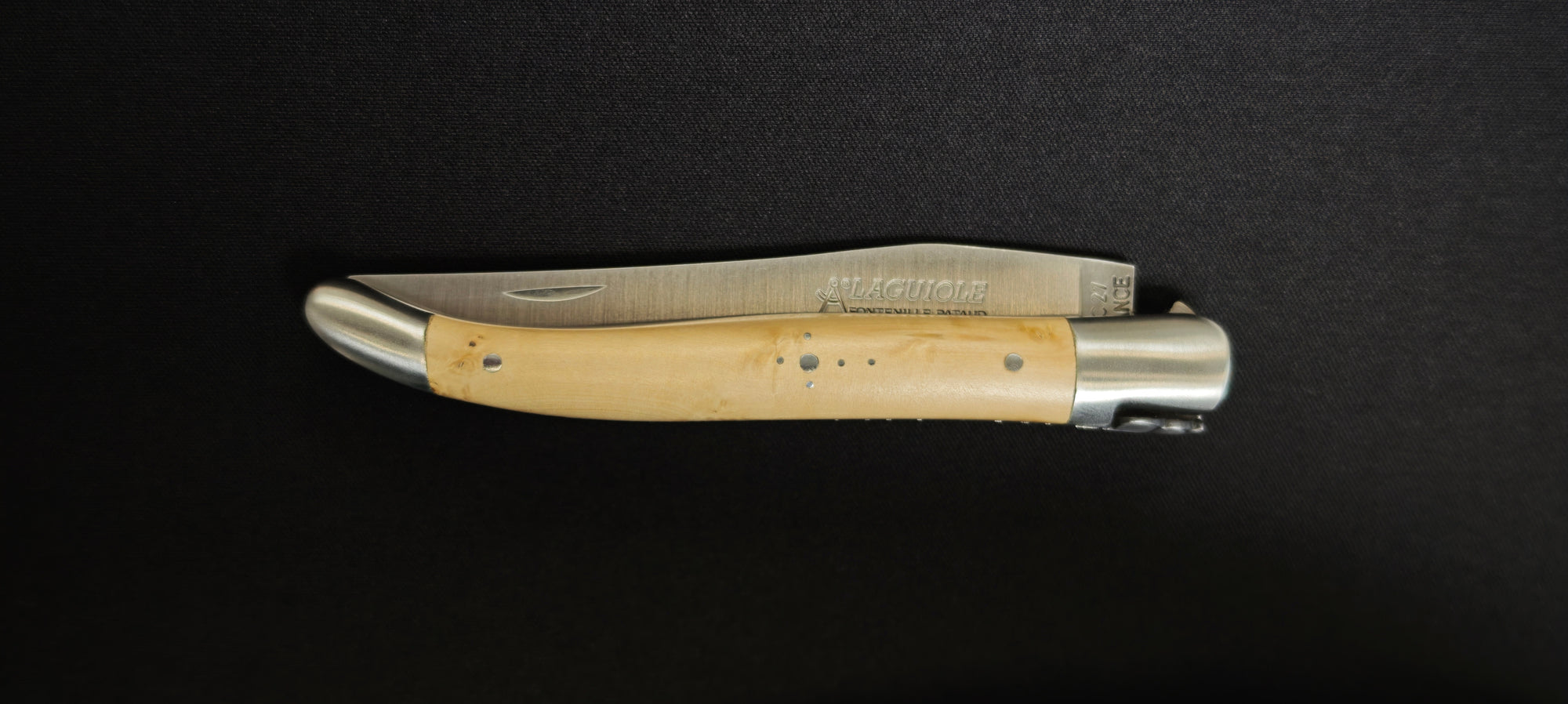Couteau pliant Laguiole Nature Classique manche buis 22 cm Fontenille Pataud