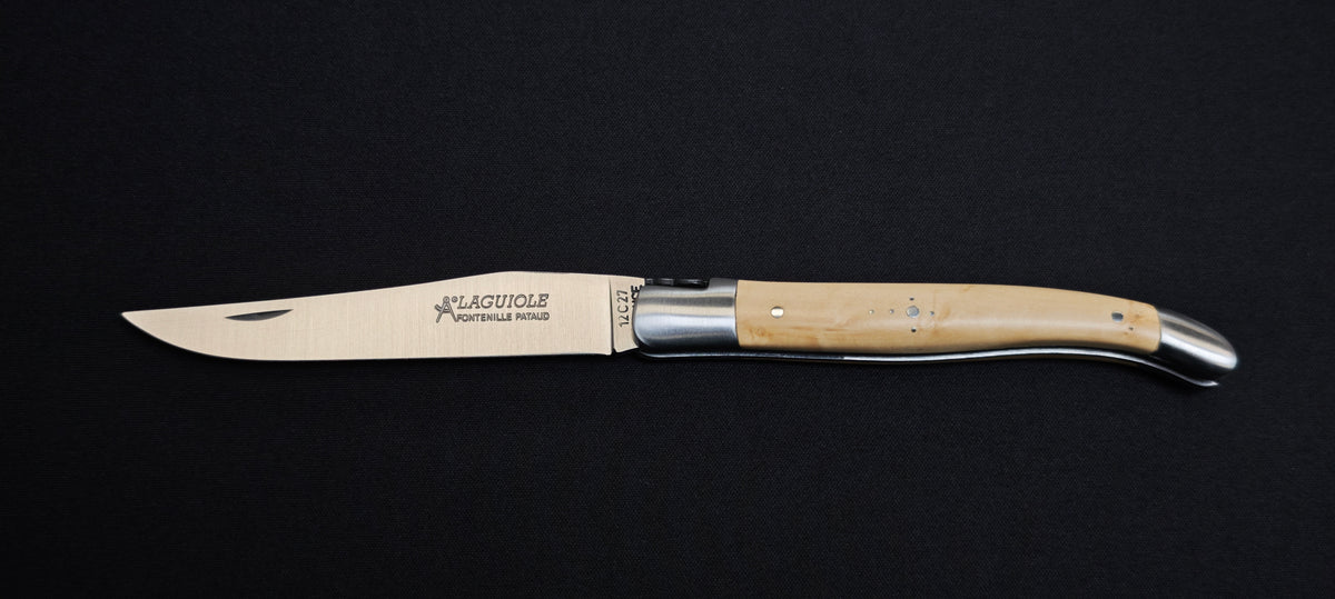 Couteau pliant Laguiole Nature Classique manche buis 22 cm Fontenille Pataud