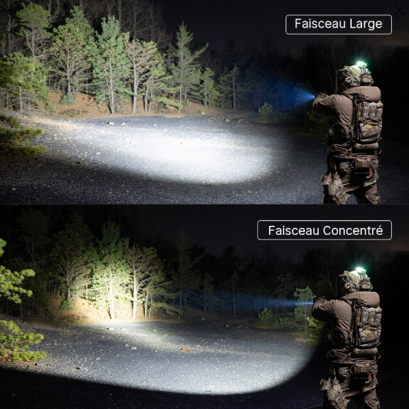 Lampe tactique Olight portée 300 mètres
