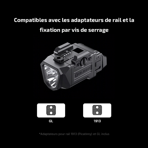 Lampe LED Olight PL-X 1200 lumens