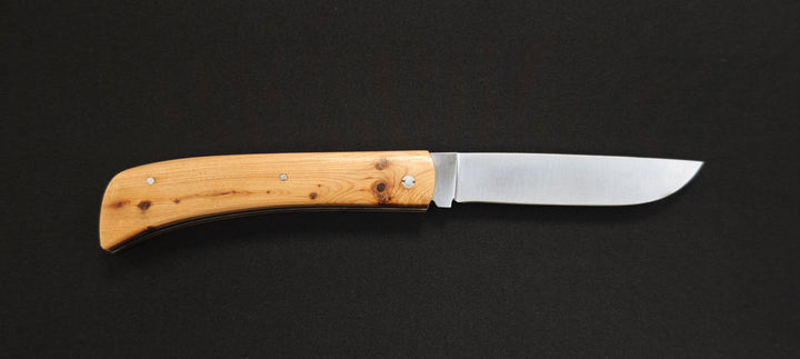 Le Mineur par le Fidèle – Couteau Pliant en Bois de Genévrier | Réf. MINGE