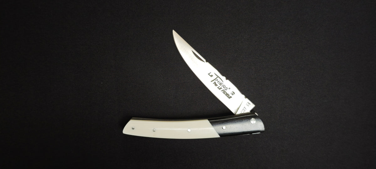 Couteau Le Thiers Le Fidèle T112DIV manche ébène et os