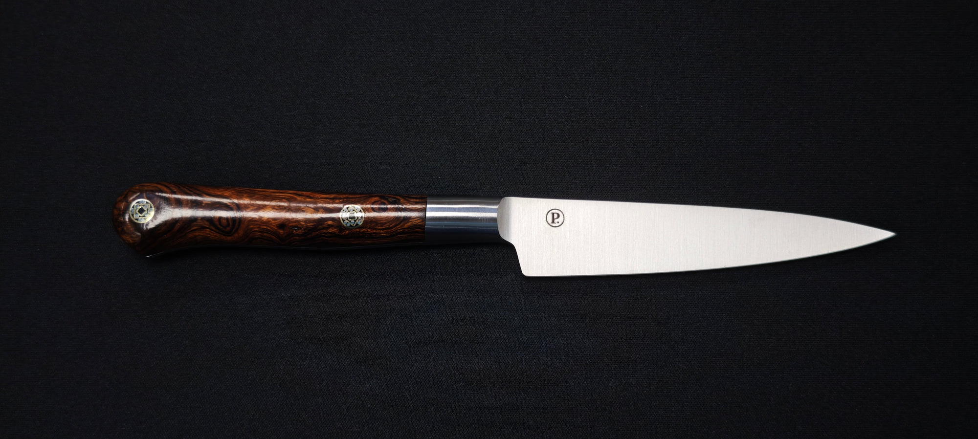Perceval - Couteau d'office 10cm - Manche forgé bois de fer