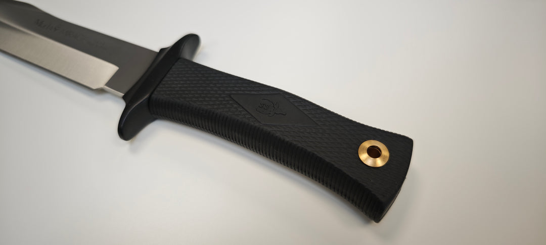 Couteau de Chasse Muela Mirage 18 cm – Lame Acier Inox & Étui Cuir Ref : Mirage-18