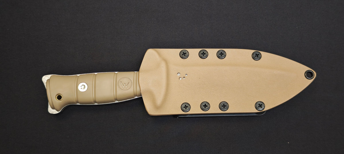Couteau bushcraft Wildsteer fabriqué en France.