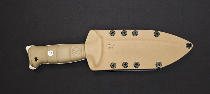 Couteau bushcraft Wildsteer fabriqué en France.