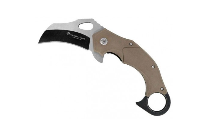 Couteau Maserin Karambit G10 marron