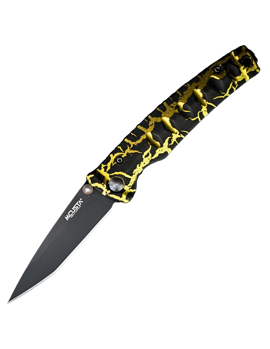 MCUSTA - MC004-019 - Limited edition fusion folding knife - Yellow and Black