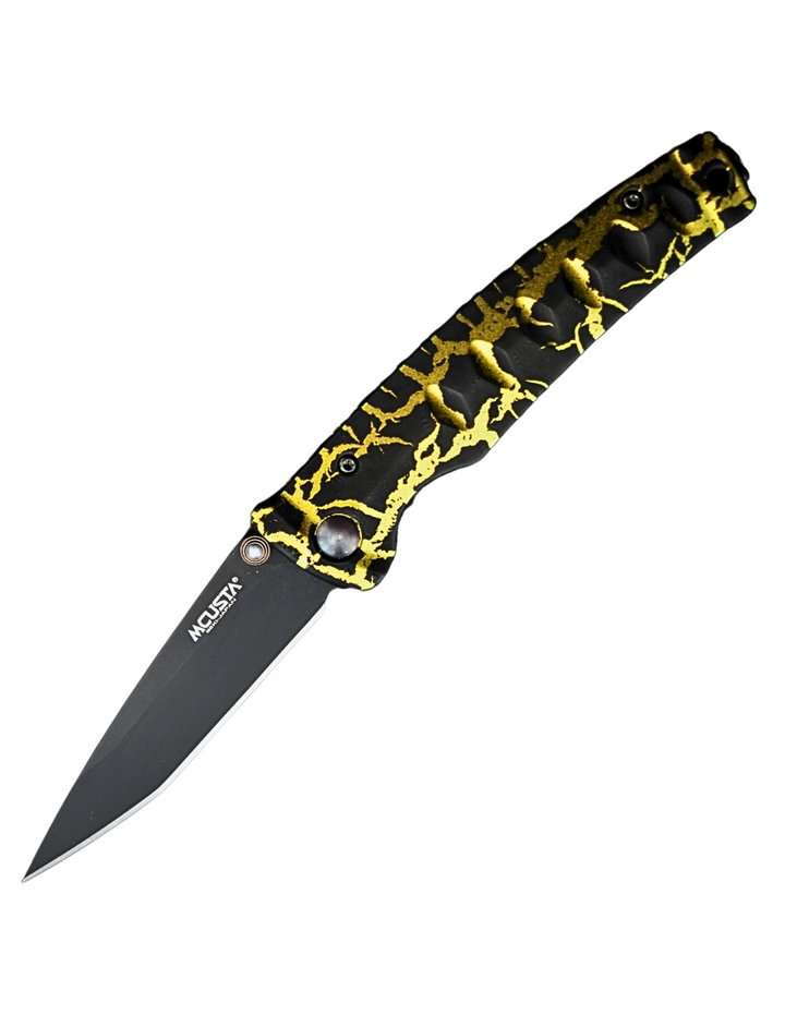 MCUSTA - MC004-019 - Limited edition fusion folding knife - Yellow and Black
