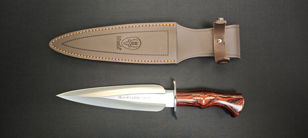 Muela Caribu Dague double tranchant 20,5 cm Inox – Poignard Outdoor & Chasse