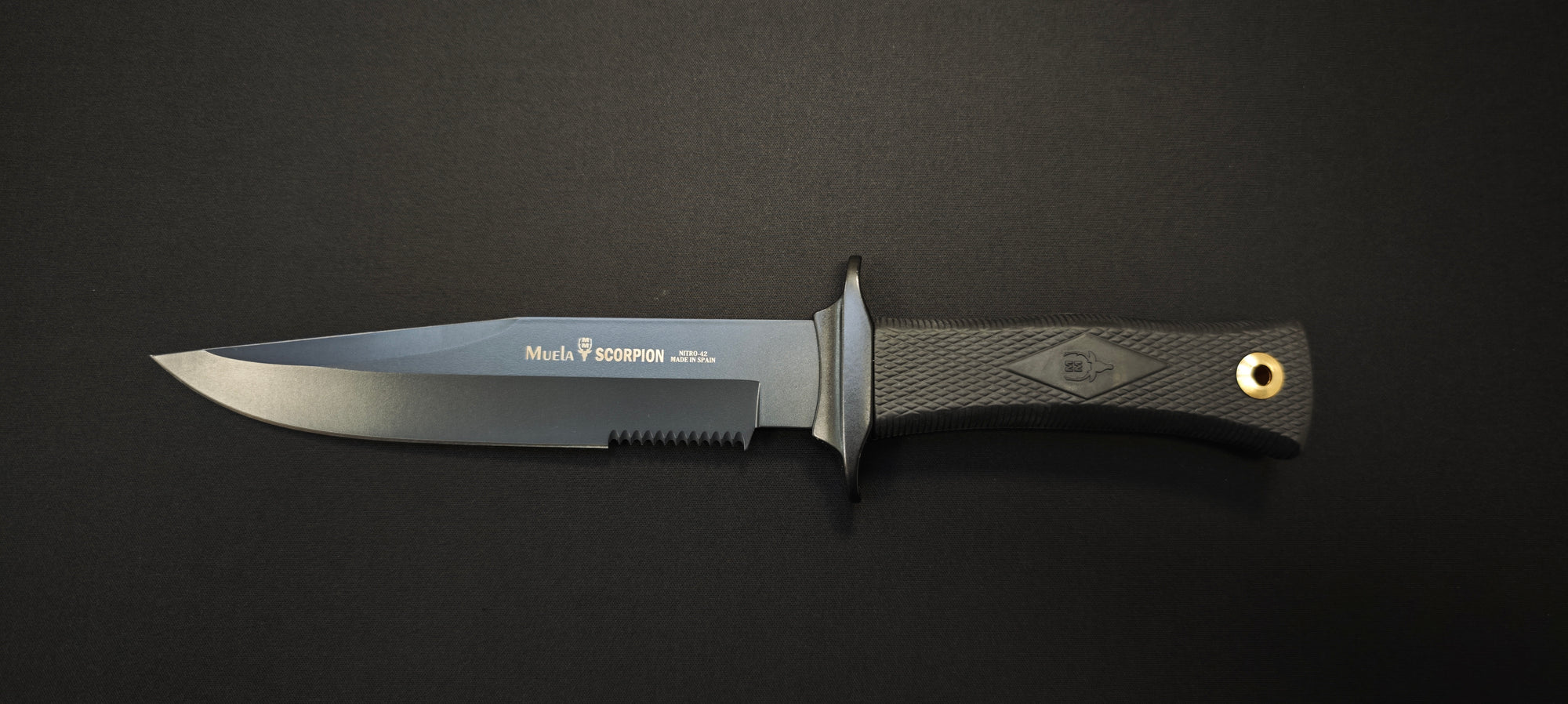 Muela Scorpion 18N – Couteau de chasse, survie et plein air