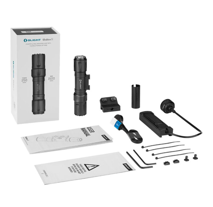 Olight Odin S – Lampe tactique 1500 lm avec montage Picatinny/M-LOK